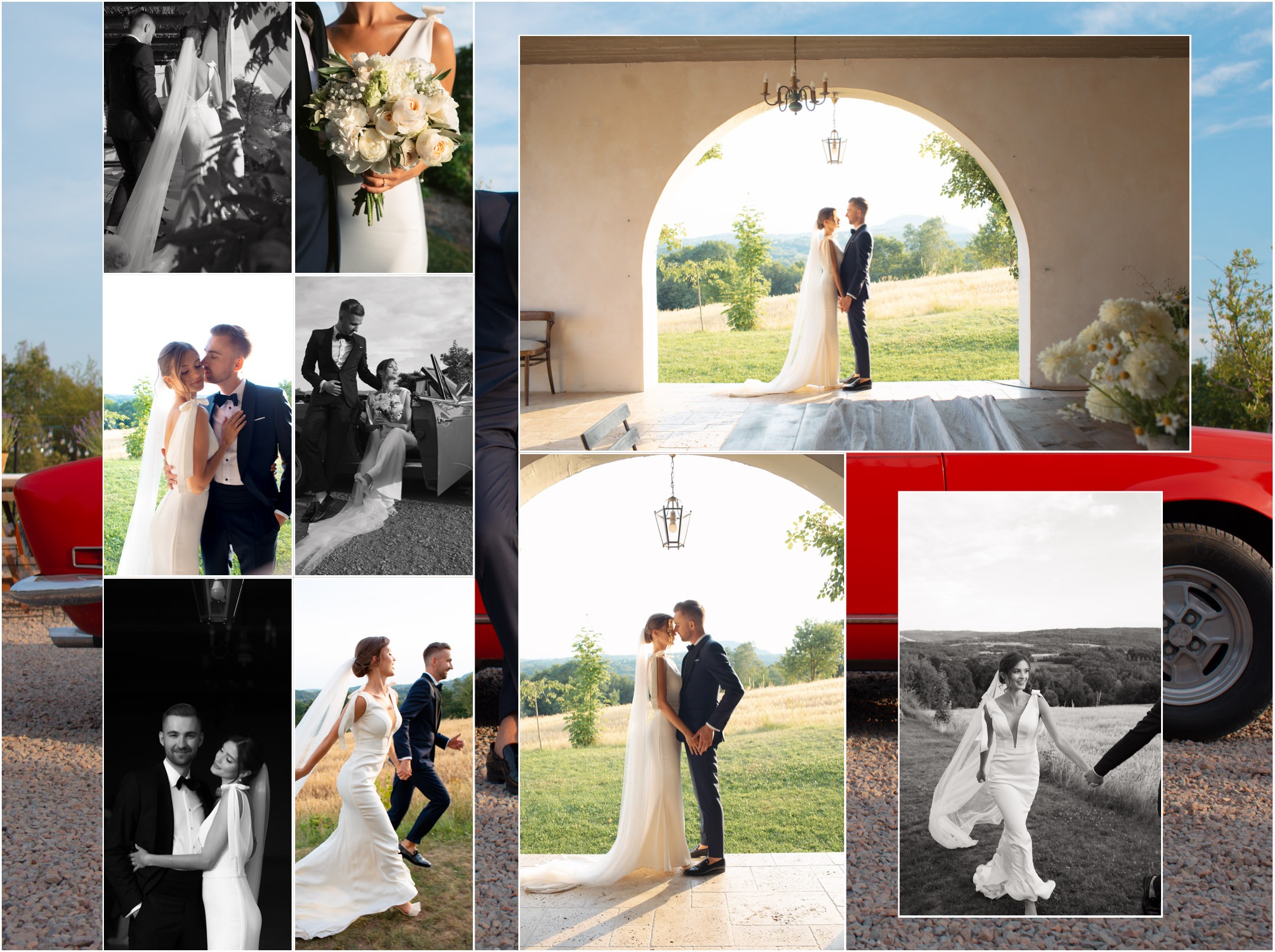ślub wesele Villa Love — fotograf ślubny Kraków. Plener w dzień ślubu