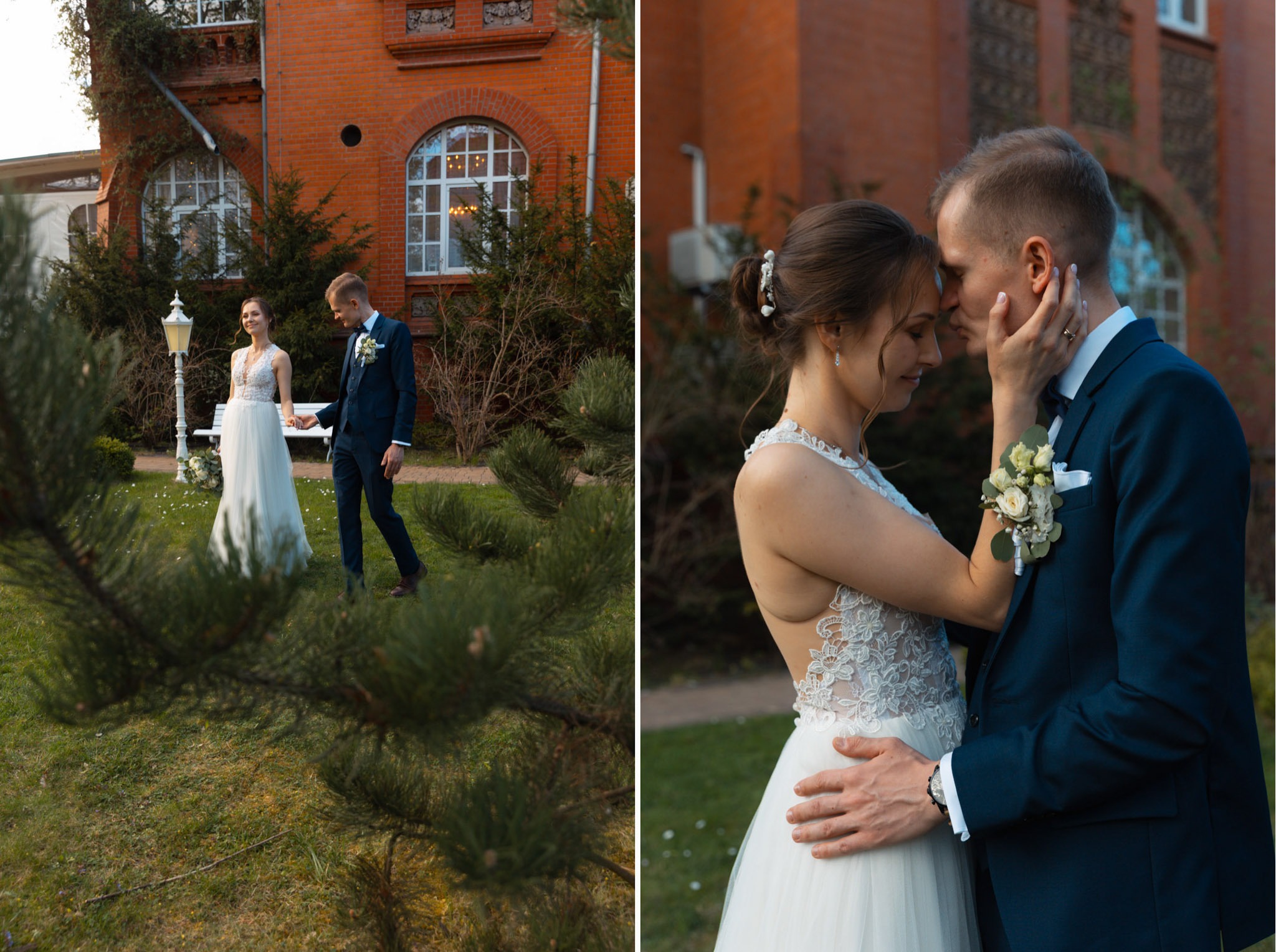fotograf ślubny Kraków — plener ślubny Pałacyk Chojnów